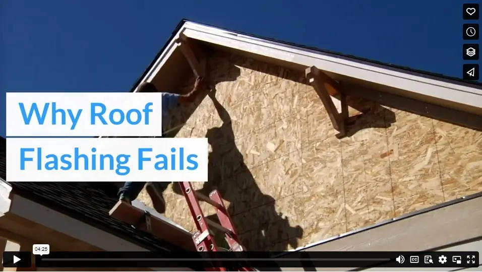 Why Roof Flashing Fails