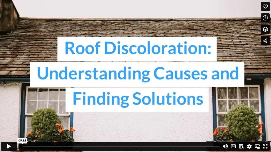 Roof Discoloration: Understanding Causes and Finding Solutions