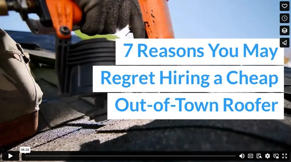 7 Reasons You May Regret Hiring a Cheap Out-of-Town Roofer