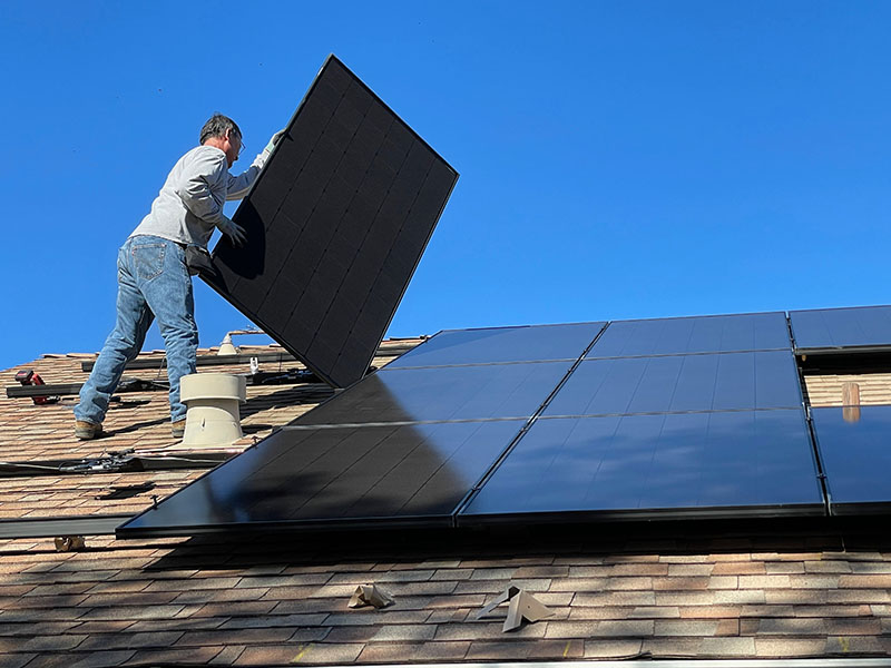 Shining Light on Reroofing with Solar Panels