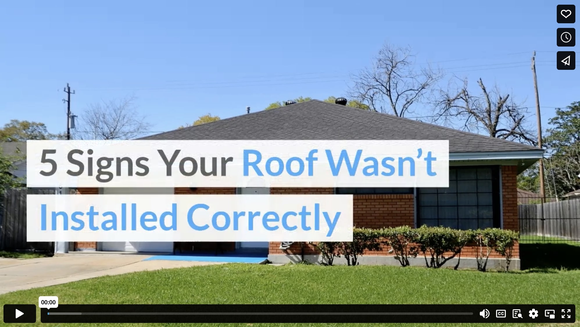 5 Signs Your Roof Wasn’t Installed Correctly