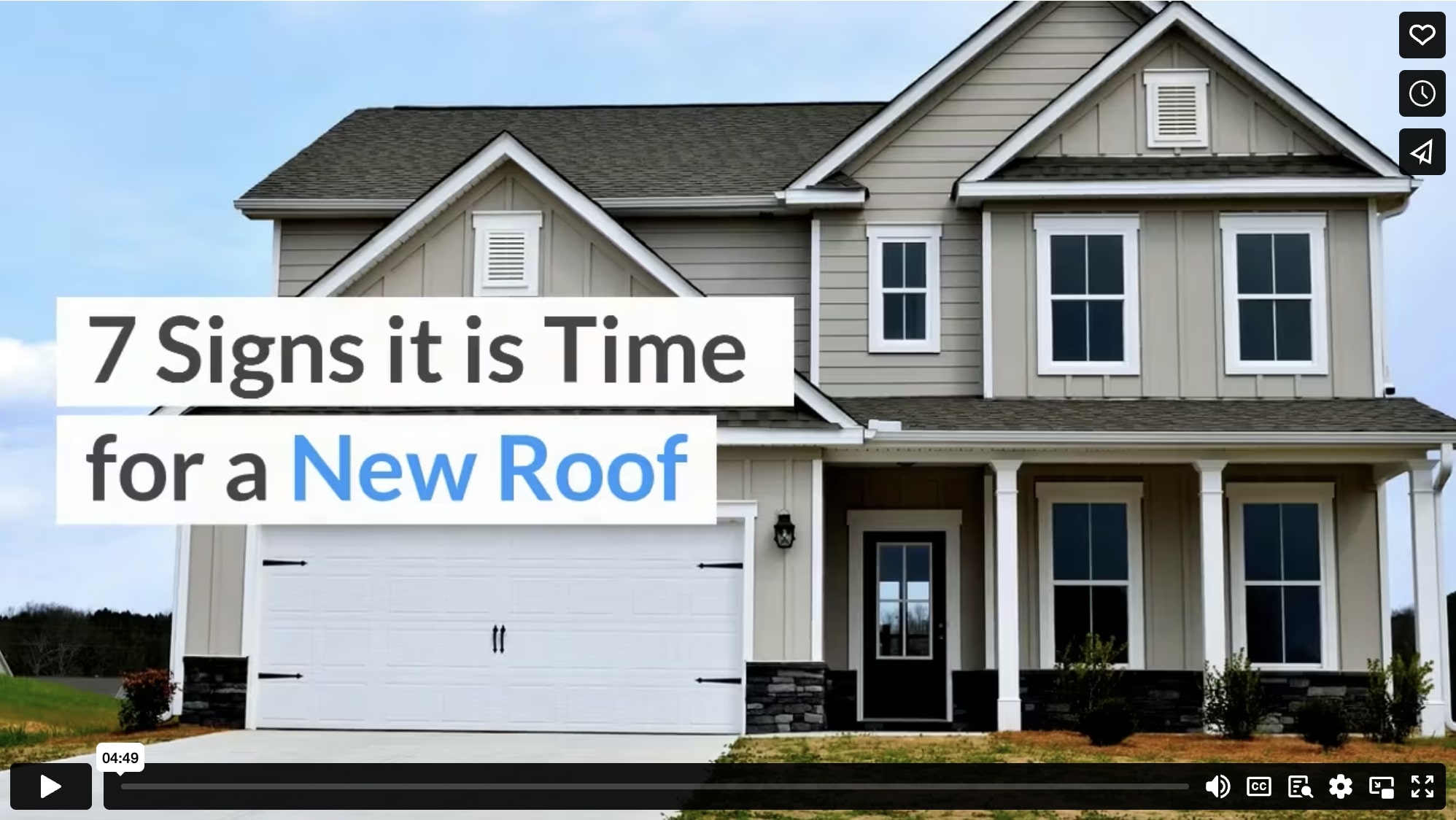 7 Signs it is Time for a New Roof