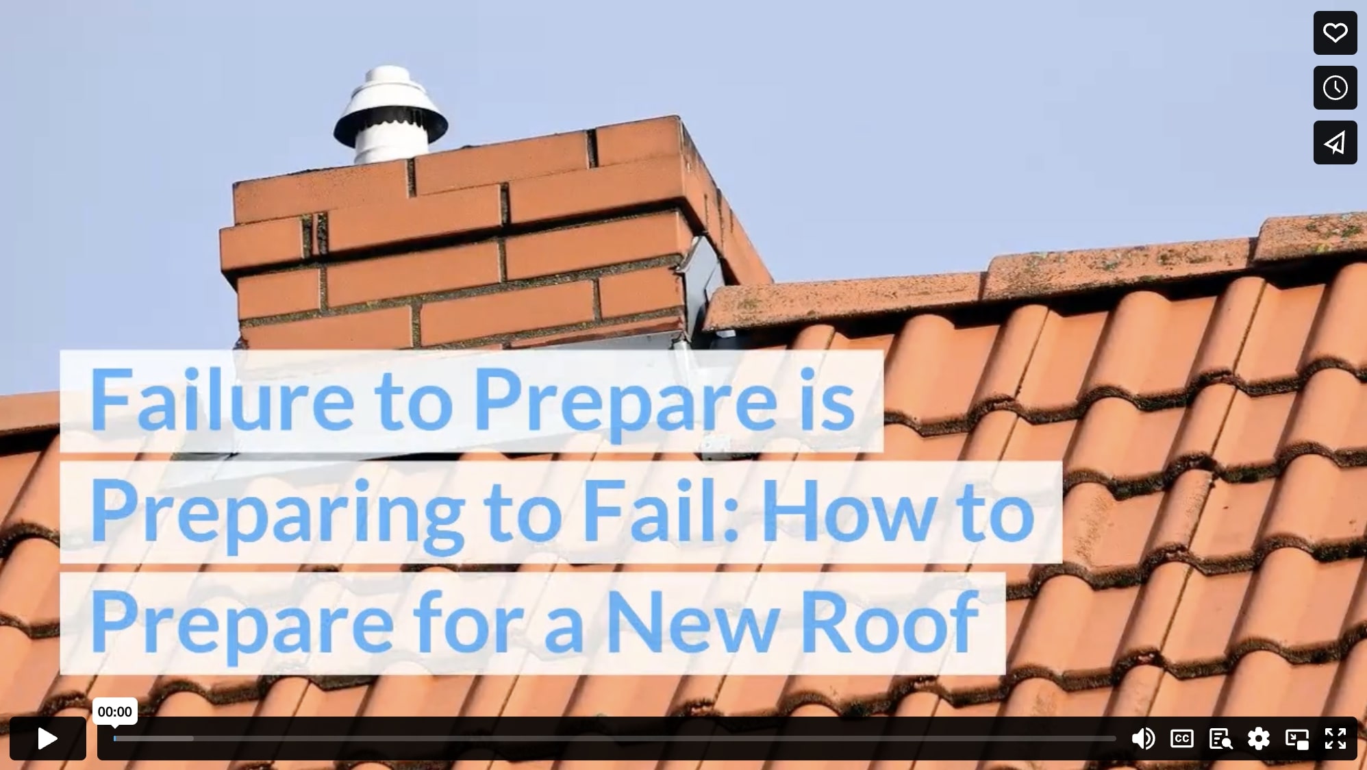 Failure to Prepare is Preparing to Fail: How to Prepare for a New Roof