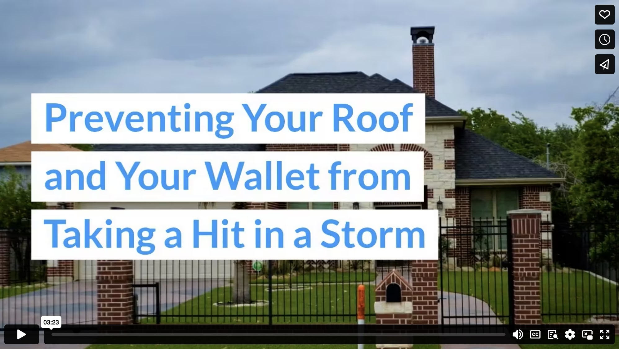 Preventing Your Roof and Your Wallet from Taking a Hit in a Storm