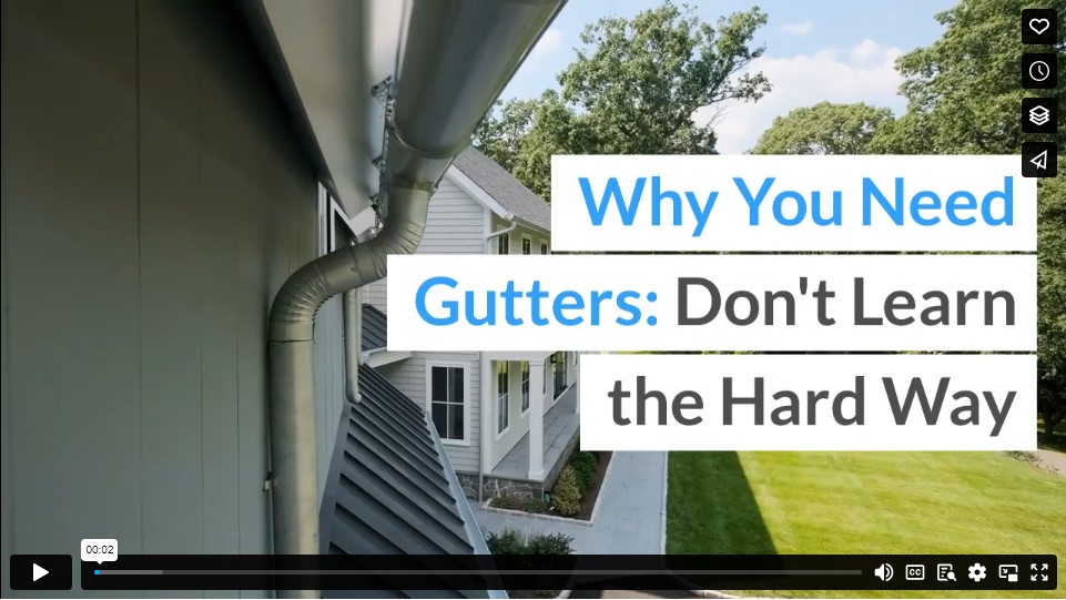 Why You Need Gutters: Don't Learn the Hard Way