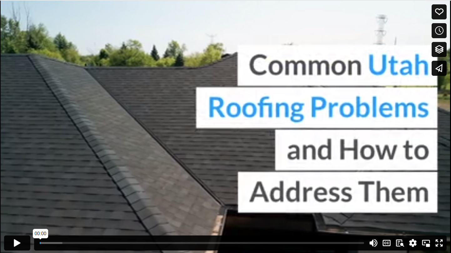 Common Utah Roofing Problems and How to Address Them