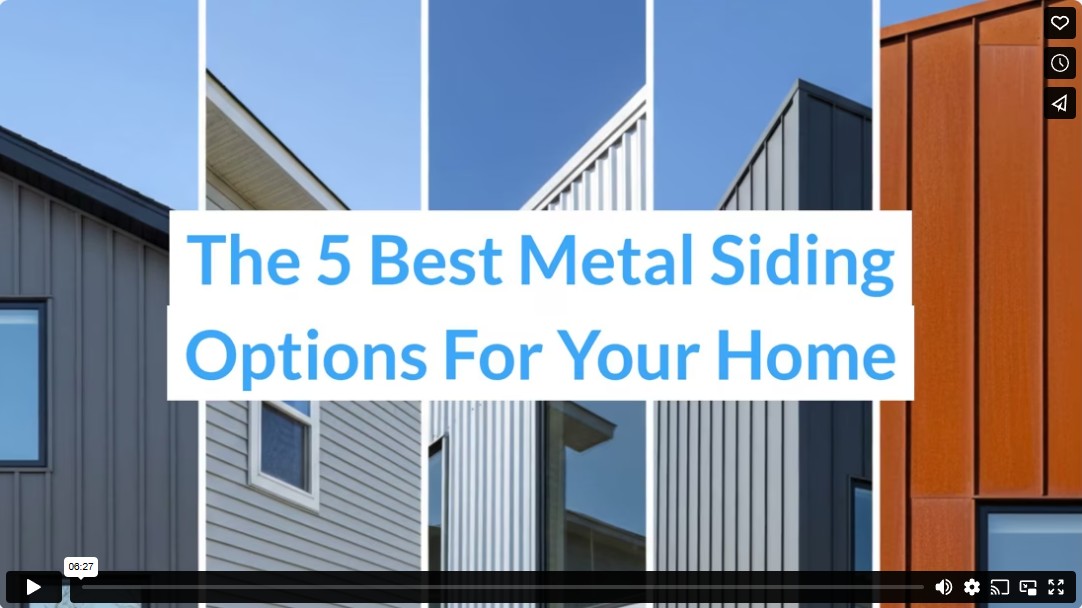 The 5 Best Metal Siding Options For Your Home