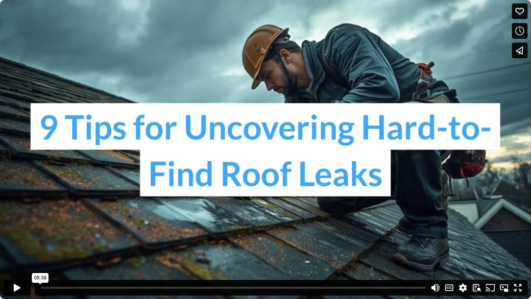 9 Tips for Uncovering Hard-to-Find Roof Leaks