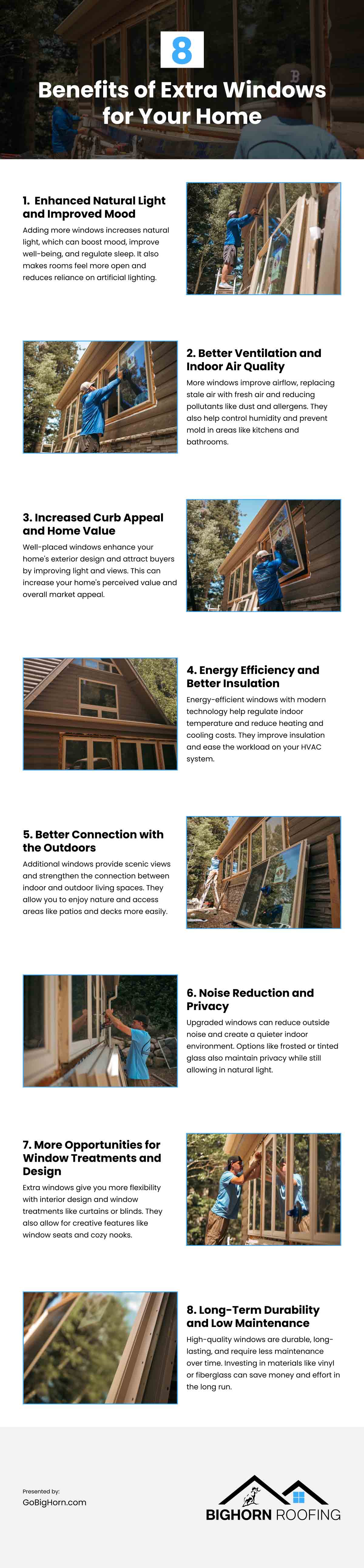 8 Benefits of Extra Windows for Your Home Infographic 8 Benefits of Extra Windows for Your Home Infographic